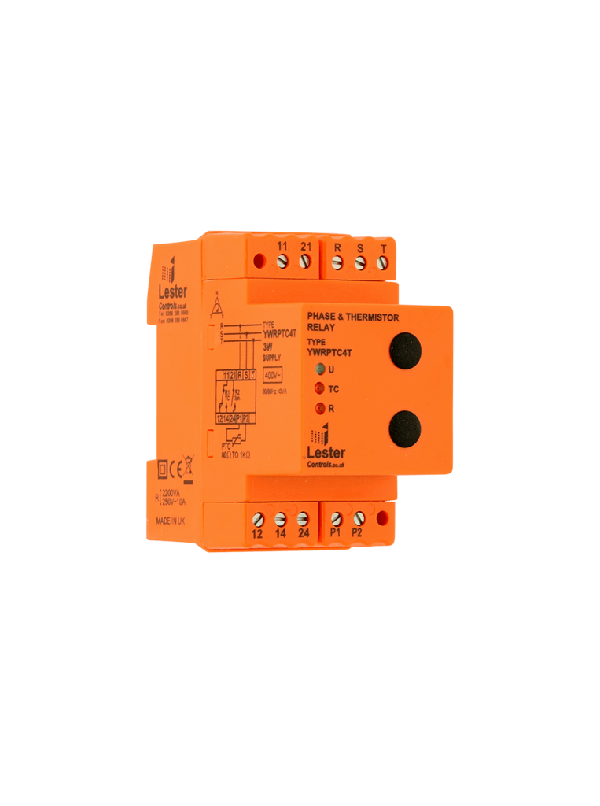 Combined Phase Failure Sequence and Thermistor Relay Lester Control Systems