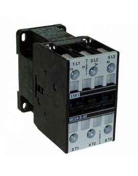 Contactor 3 Pole Open 11kW 24A AC3, 110V AC Coil Overload = MCOR-2-…
