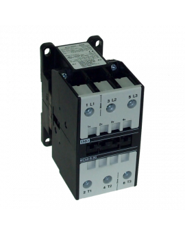 Contactor 3 Pole Open 22kW 50A AC3, 110V AC Coil Overload = MCOR-3-…
