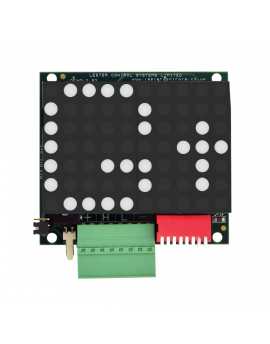 White 2-Digit Dot Matrix Indicator