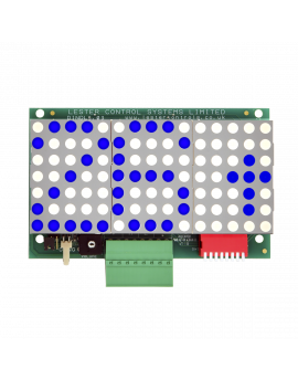 Blue 3-Digit Dot Matrix Indicator